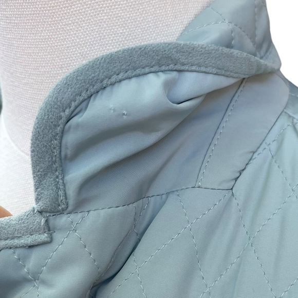 Talbots Quilted Three Pocket Jacket in Light Blue Size 16 - Picture 11 of 11
